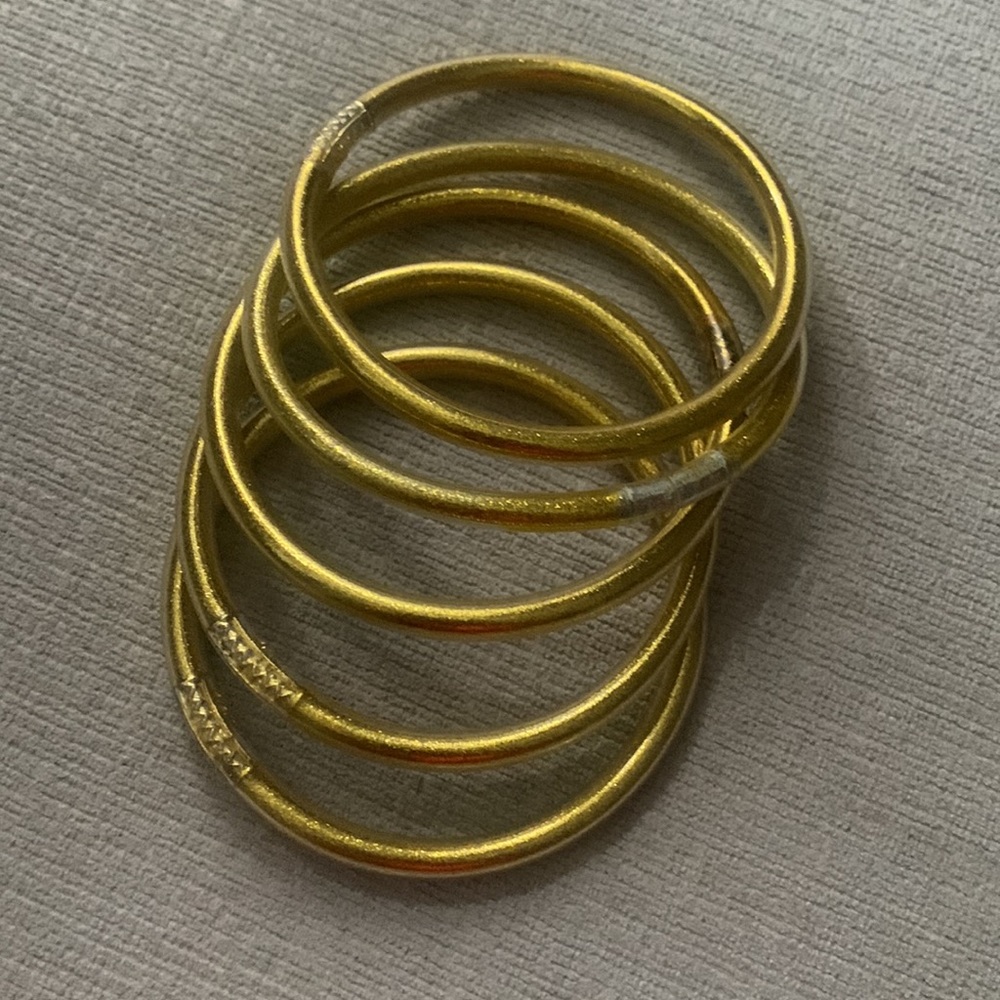 COPY - Sither Glitter Jelly Bangles Bracelets Set for Woman. Set of 5 bangles